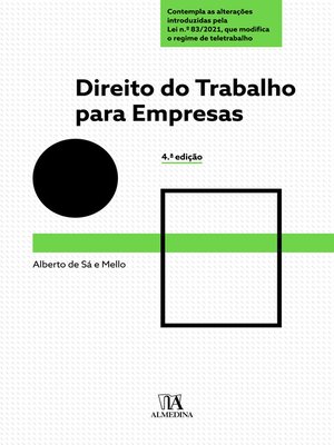 cover image of Direito do Trabalho para Empresas--4º Edição